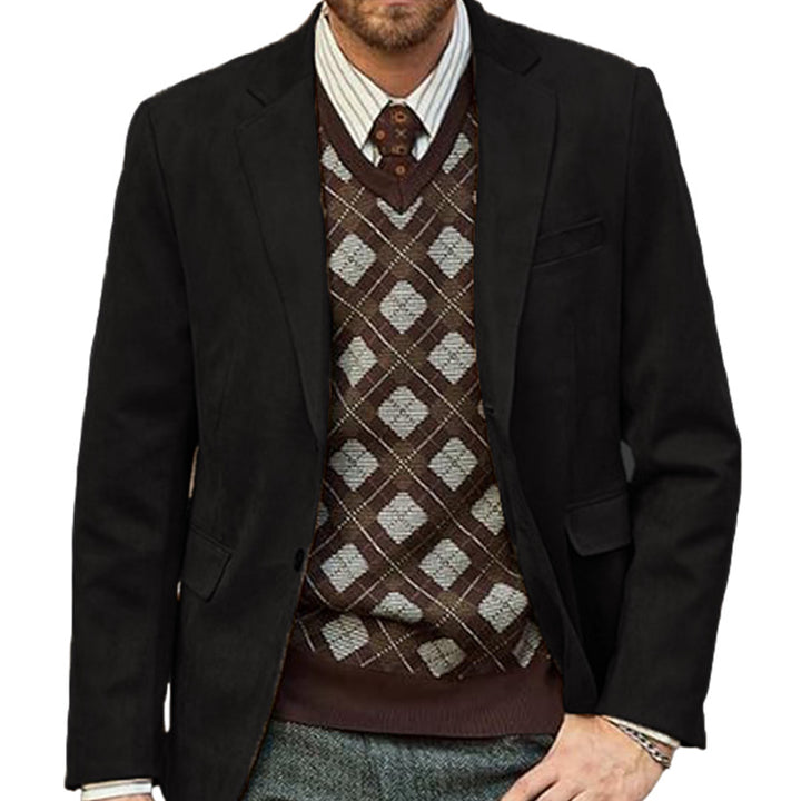 Elegant velvet jacket for men with detailed stitching and modern fit Lune London