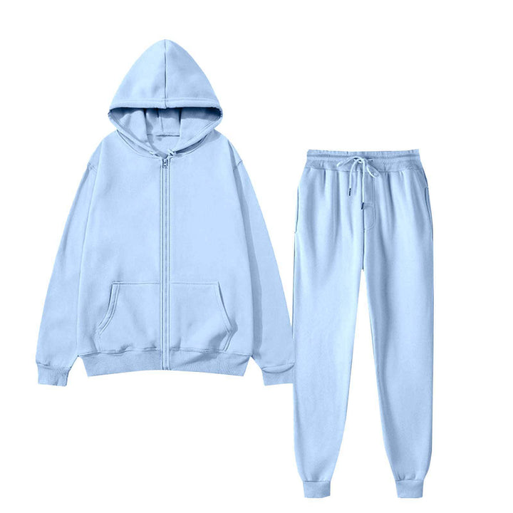 Ensemble de hoodie pour femmes avec une coupe confortable et fermeture éclair Chic & Stil