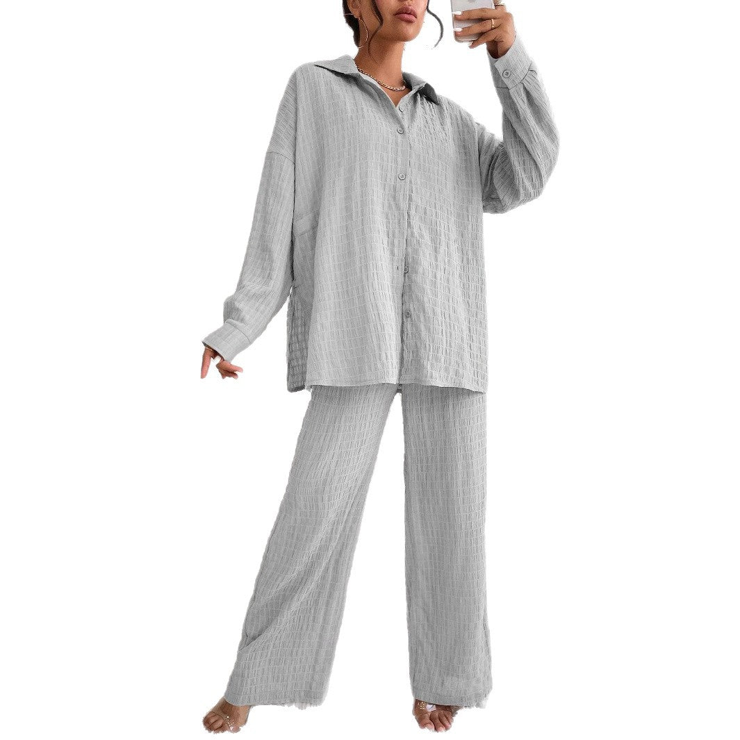 Women Comfortable Casual Long Sleeve Set Lune London