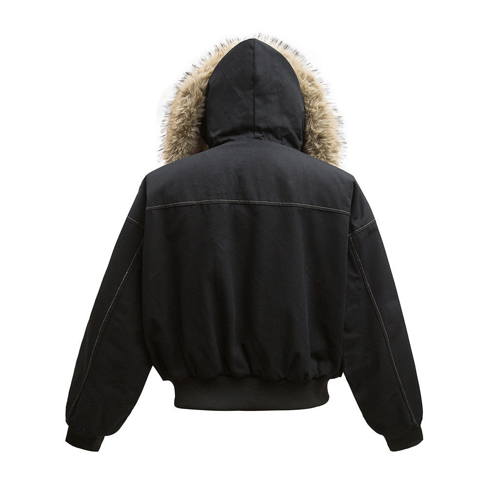 Fashionable winter coat for ladies with cozy fur collar Lune London