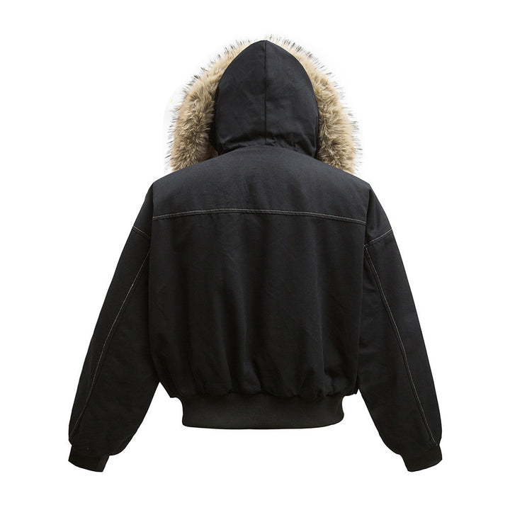 Fashionable winter coat for ladies with cozy fur collar Lune London