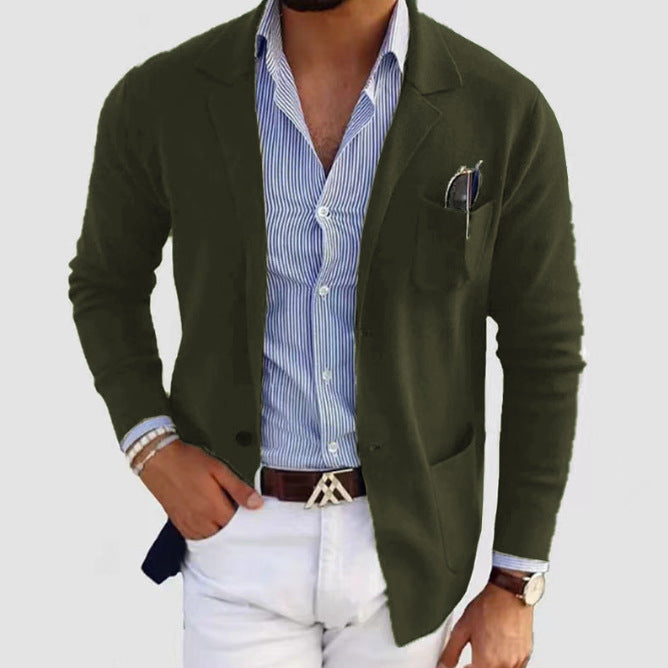 Blazer for men casual and stylish in robust cotton blend Lune London
