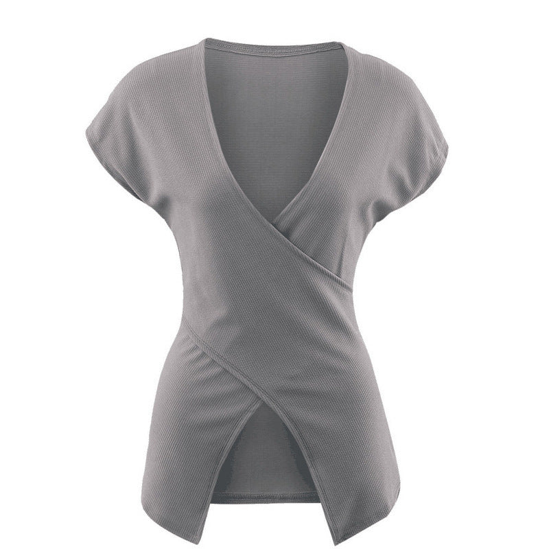 Lune London trendy V-neck top for women to tie
