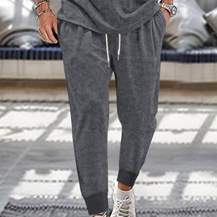 Ladies Comfortable Jogging Pants with Elastic Waist and Practical Pockets Lune London
