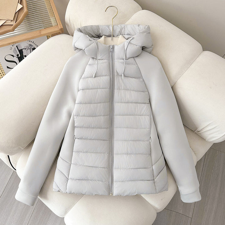 Trendy transitional jacket for women with an insulating design and practical side pockets Lune London