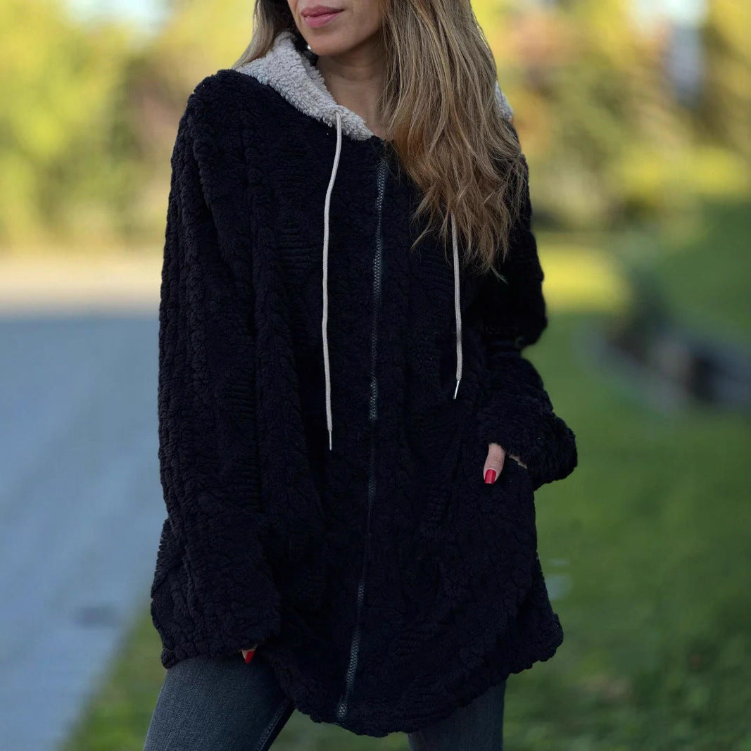 Ladies soft fleece jacket Lune London