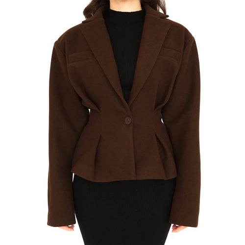 Fitted blazer jacket for women with trendy pockets Lune London