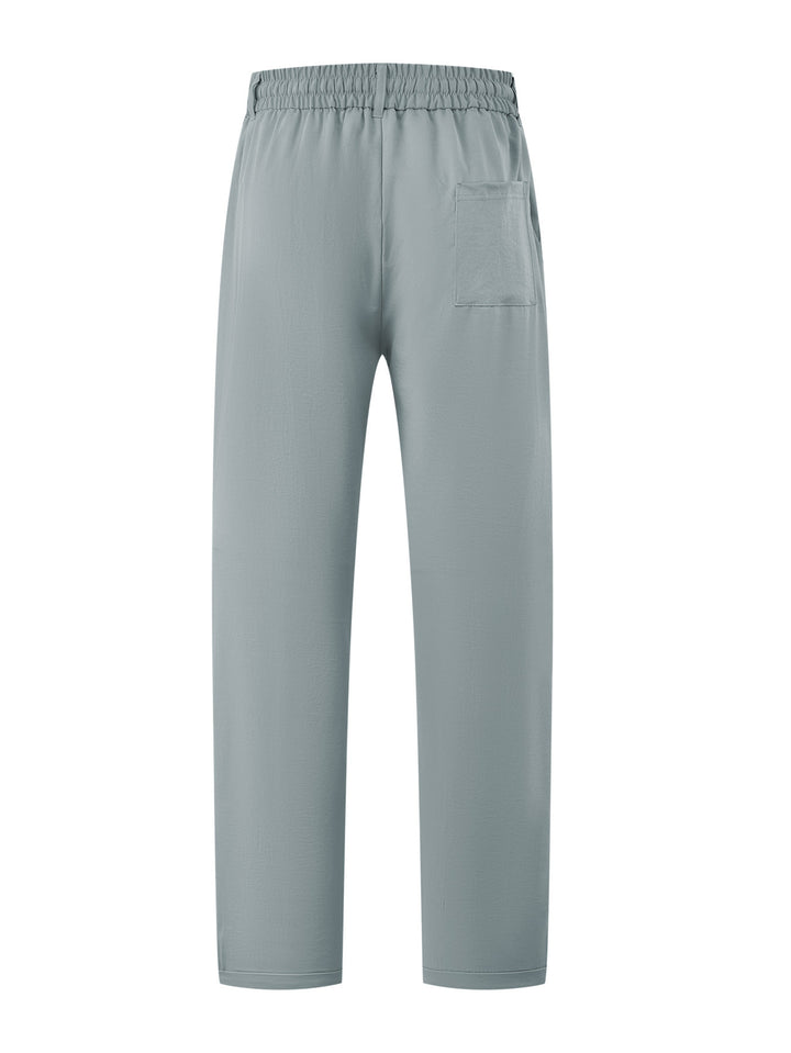 Functional leisure pants for men with elastic waist and practical side pockets Lune London