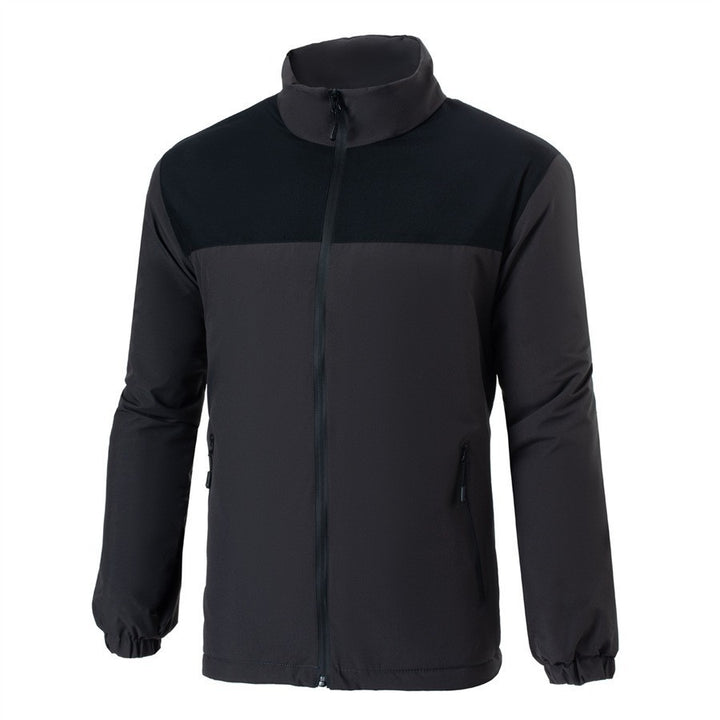 Transitional jacket for men with a high collar and thermal insulation properties Lune London