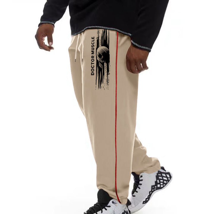 Casual sports pants for men with side stripes Lune London