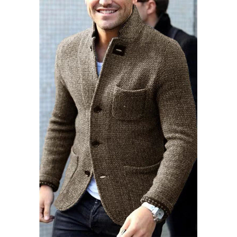 Elegant blazer for men in textured fabric Lune London