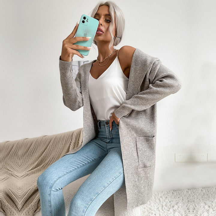 Ladies chic and stylish long cardigan