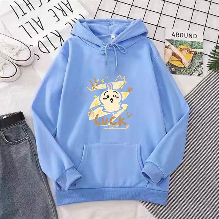 Women's hoodie with funny rabbit design Chic & Stil