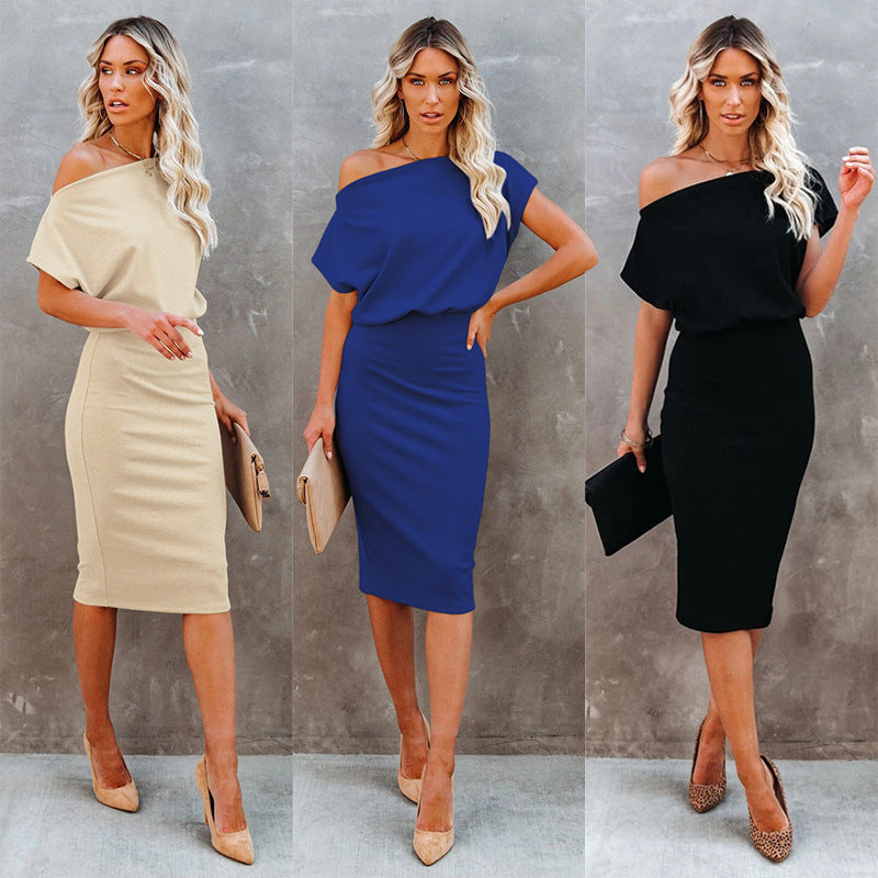 Lune London Off-Shoulder Bodycon Midi Dress Women 1751429703