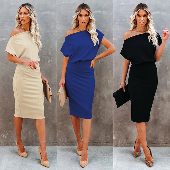Lune London Off-Shoulder Bodycon Midi Dress Women 1751429703