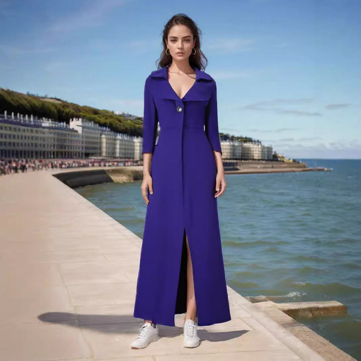 Elegant maxi dress for women with fitted cut and high-quality finish Lune London