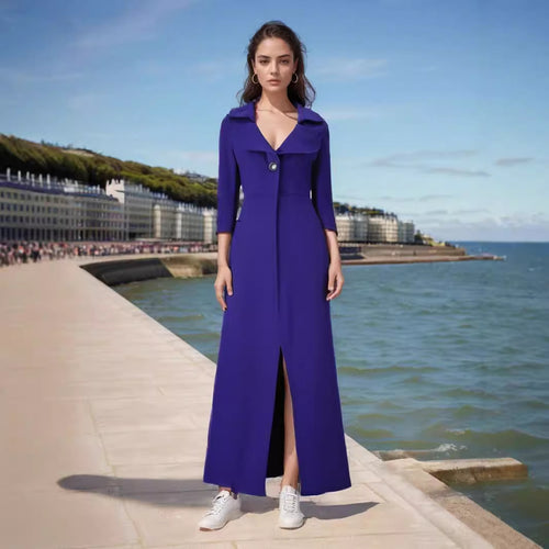 Elegant maxi dress for women with fitted cut and high-quality finish Lune London