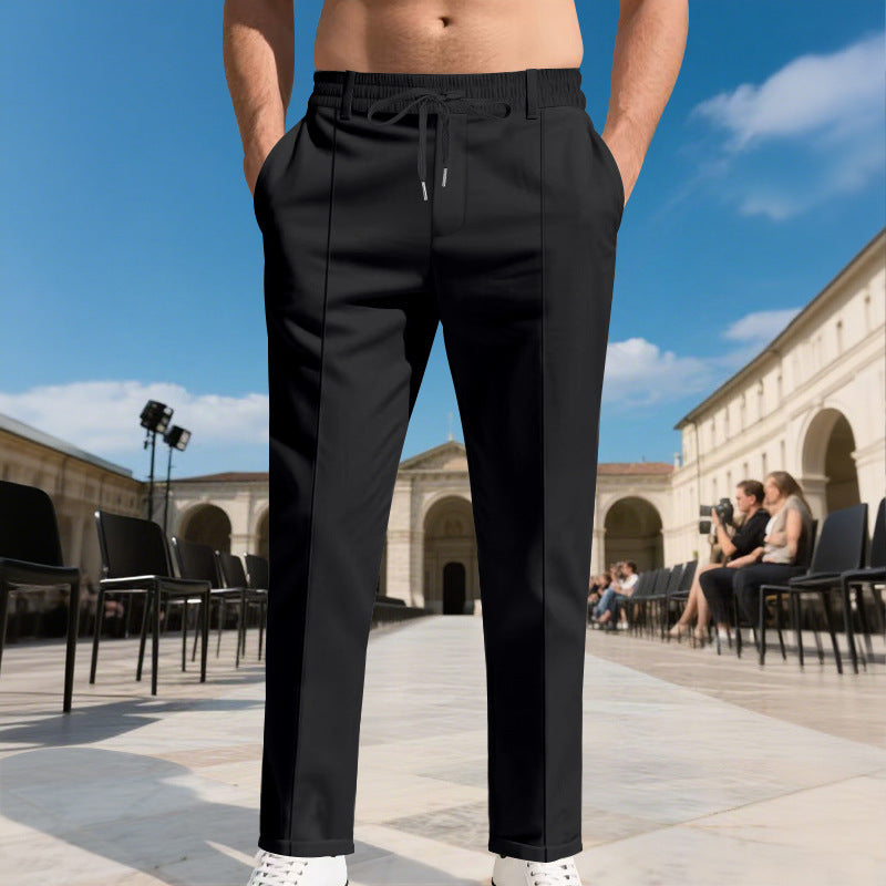 Lune London Elegant leisure pants for men with elastic waistband