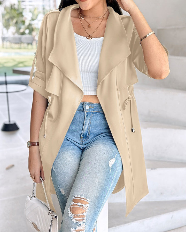Fashion trench coat for women with a relaxed fit and practical pockets Lune London