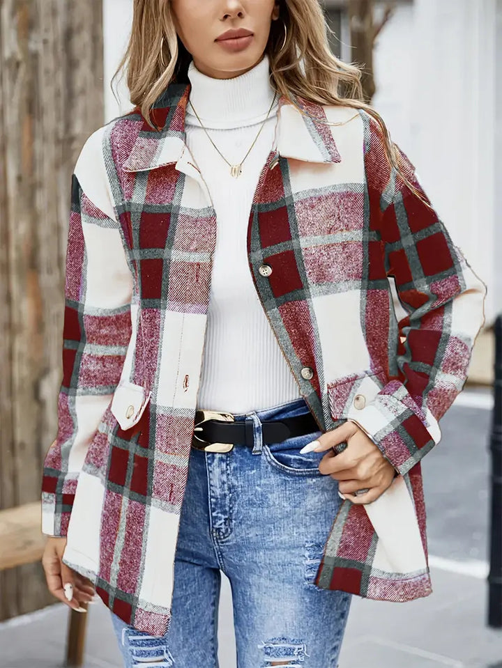 Lune London women's plaid overshirt