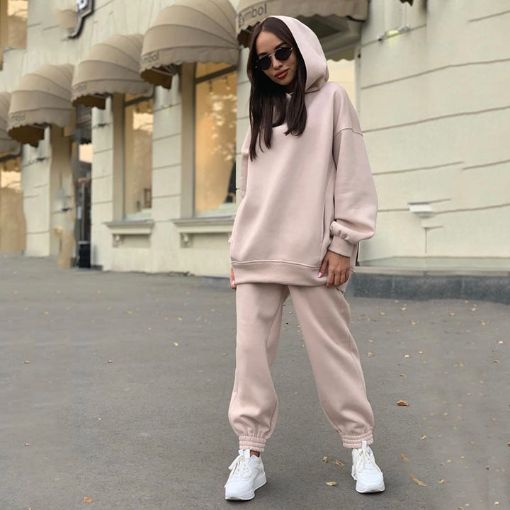 Ensemble de Sweat à Capuche Sportif pour Femmes et Pantalons de Jogging Chic & Stil