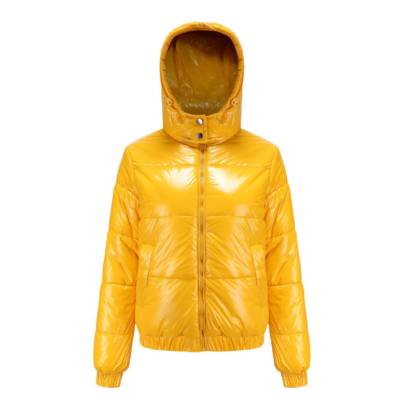 Ladies winter coat shiny Lune London