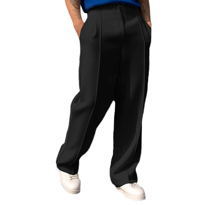 Breathable leisure pants for men with elastic waistband and side pockets Lune London
