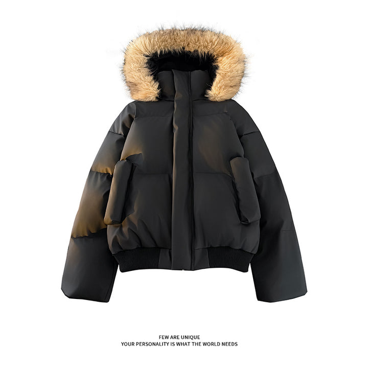 Veste matelassée tendance pour dames avec garniture en fausse fourrure douillette et poches pratiques Lune London