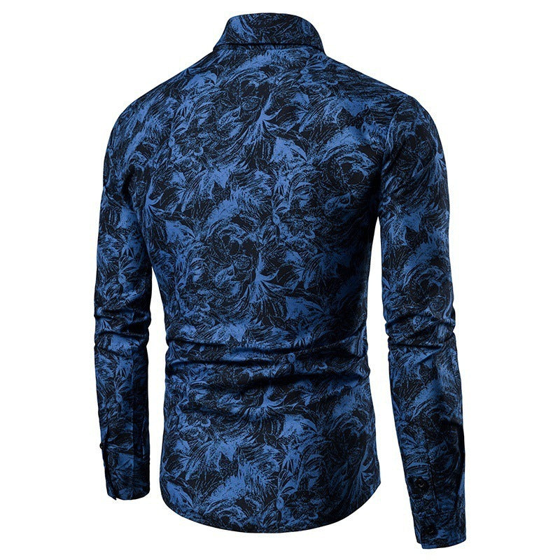 Shirt for men with creative floral pattern Lune London
