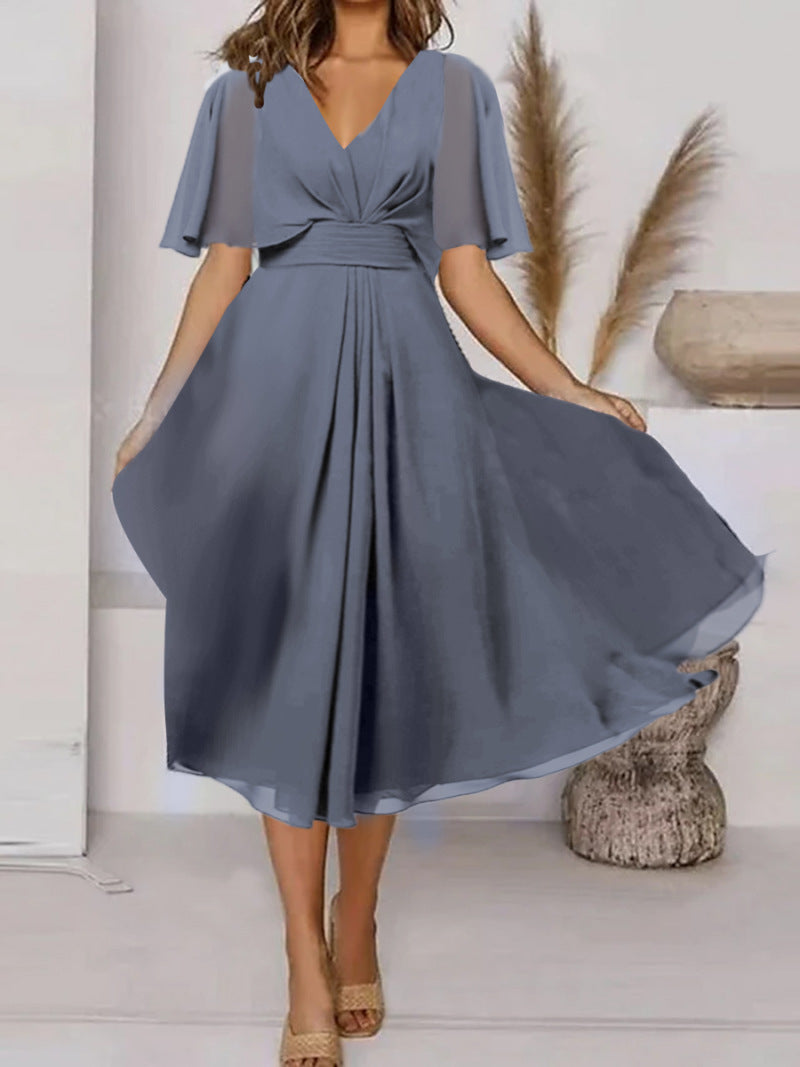 Chic and stylish fluid midi dresses for women