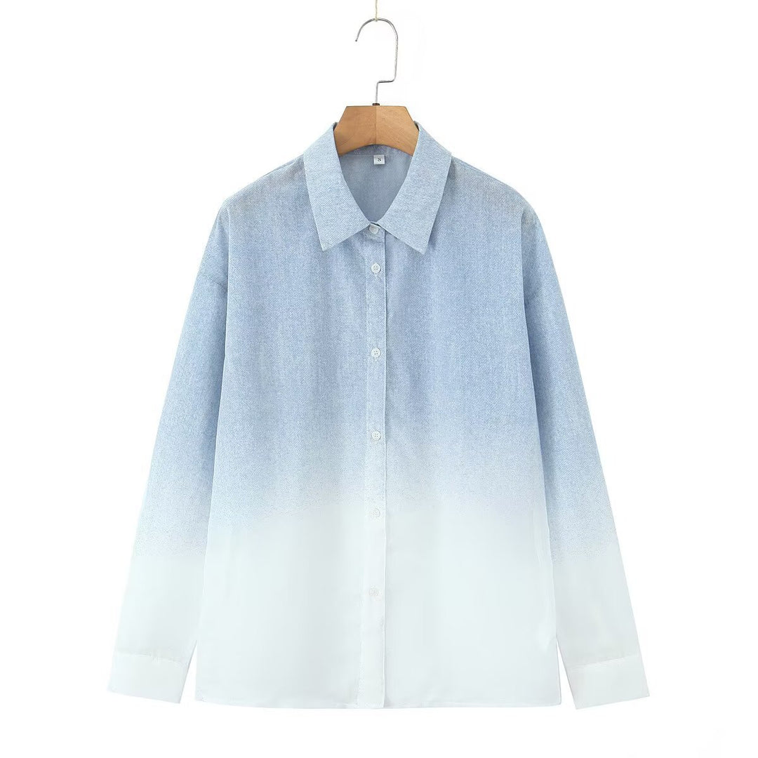 Blouse Élégante pour Femmes avec Dégradé Léger Chic & Stil