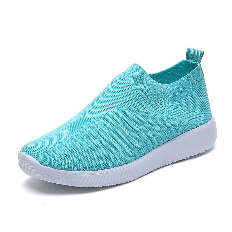 Breathable slip-on women's sneakers with elastic upper and shock-absorbing sole Lune London