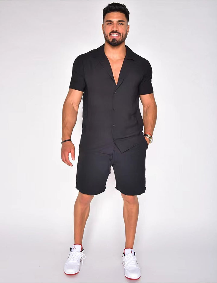 Short Sleeve Shirt for Men Set Lune London