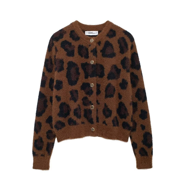 Pull doux léopard pour femmes Chic & Stil
