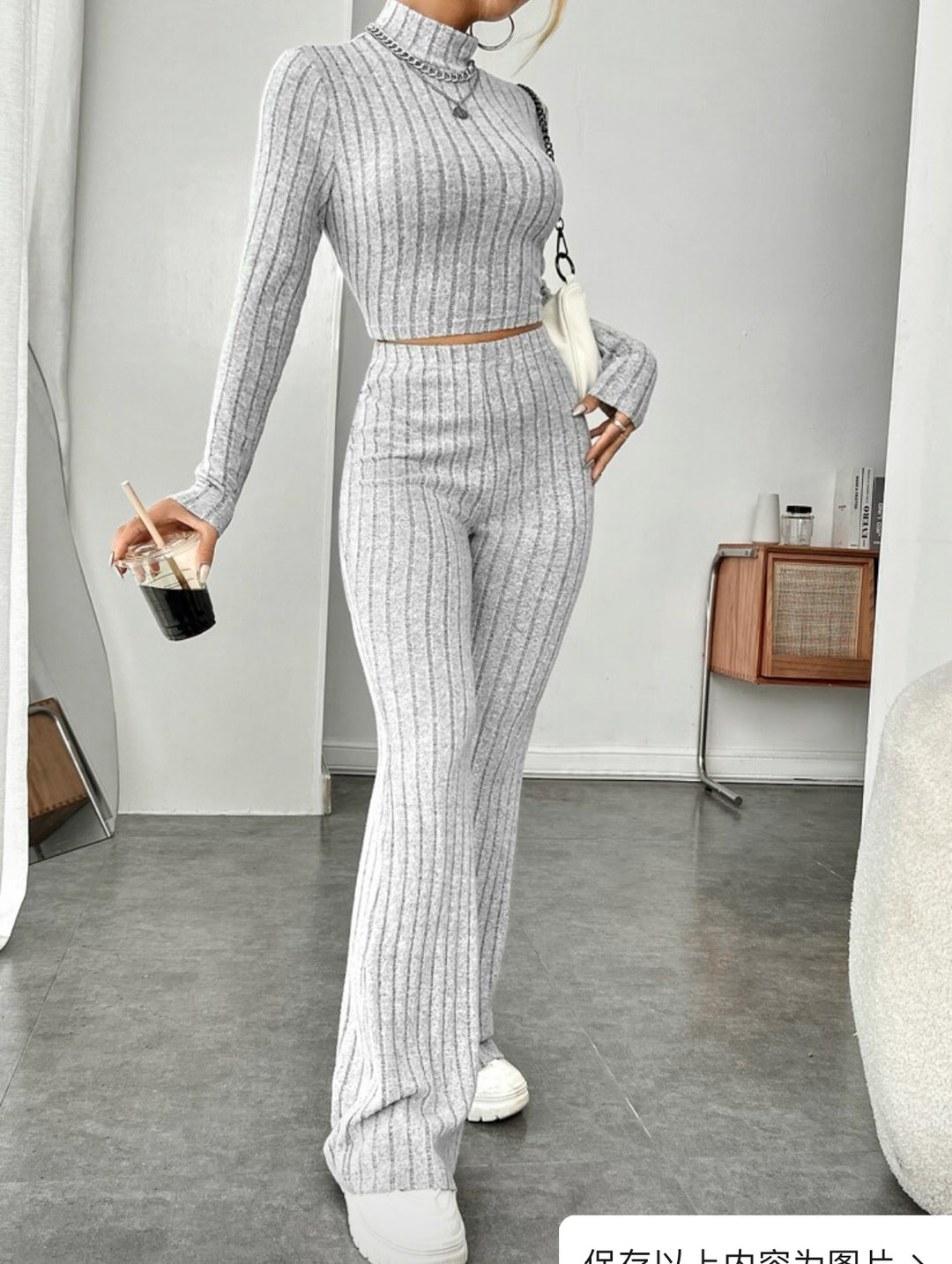 Lune London ribbed sporty loungewear set for women