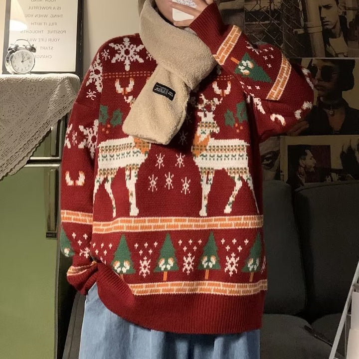 Chic Christmas sweater for ladies with Christmas patterns Lune London