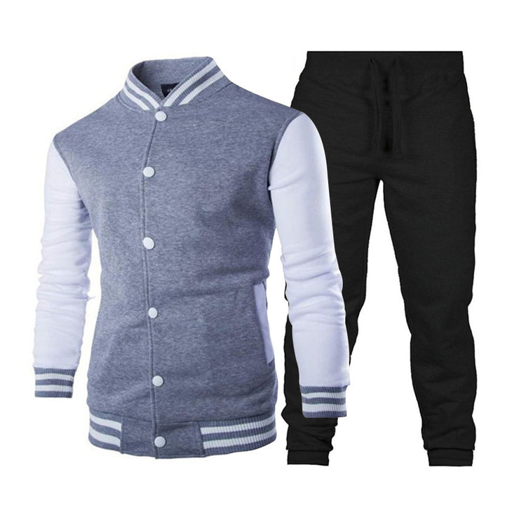 Men's sports training suit with jacket and jogger pants Lune London