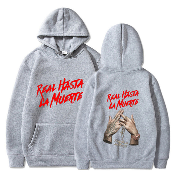 Women's hoodie with eye-catching lettering in urban style Lune London