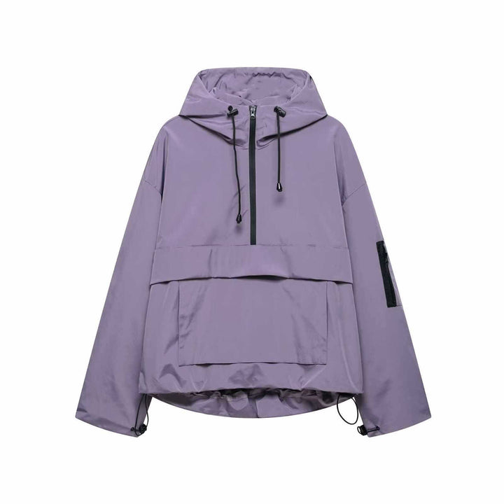 Women's water-repellent anorak jacket with practical pockets Lune London