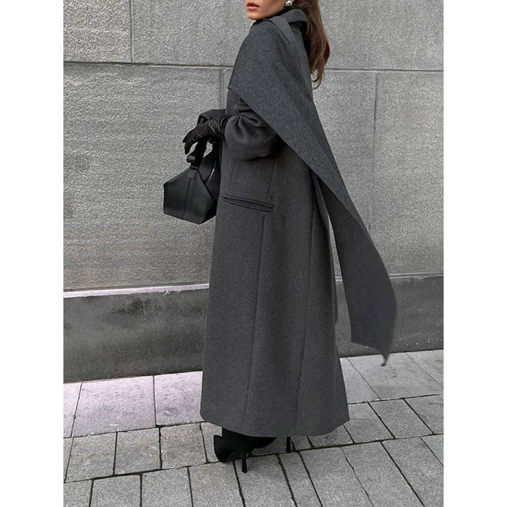 Plus size ladies wrap coat Lune London