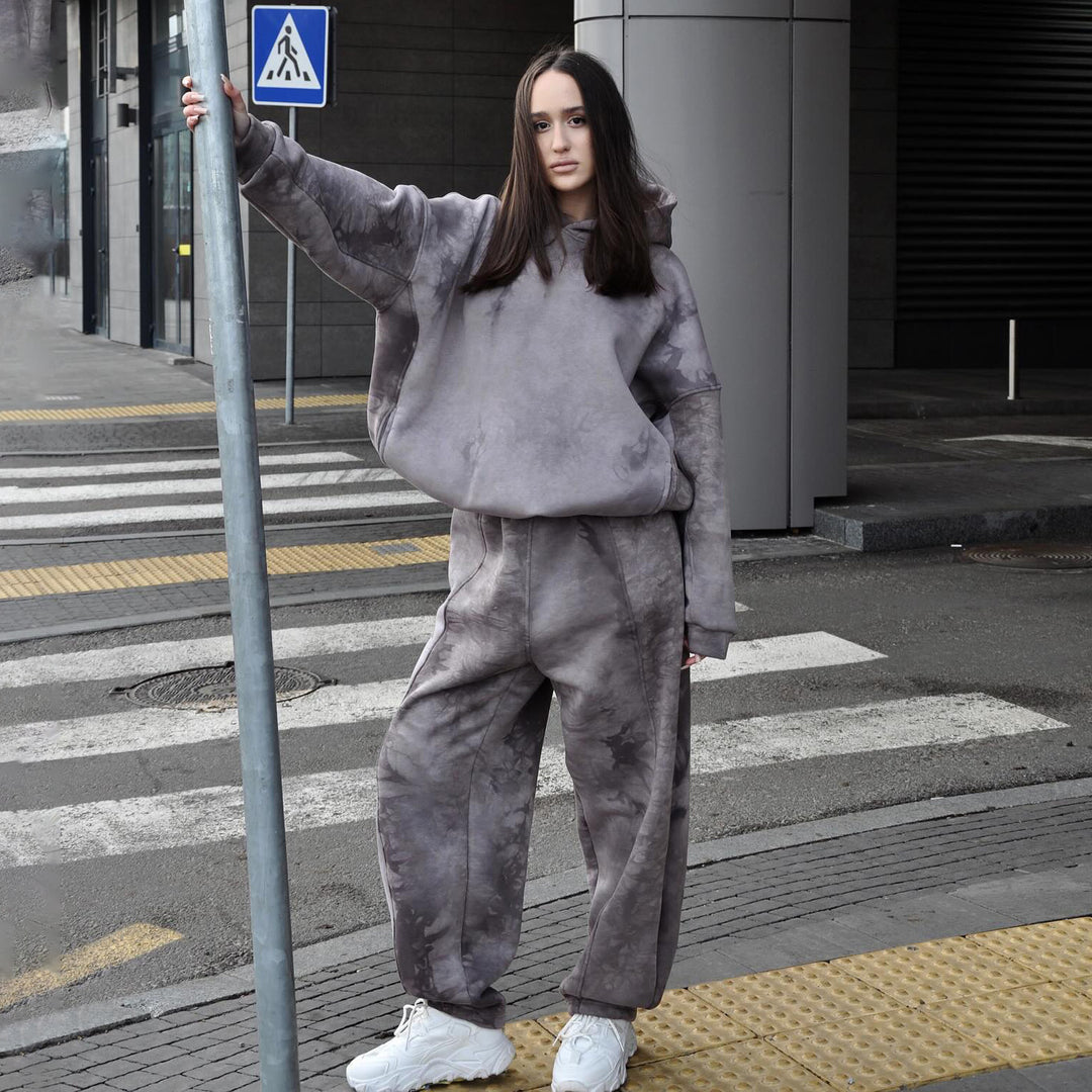 Ladies Cozy Oversized Leisure Set Lune London