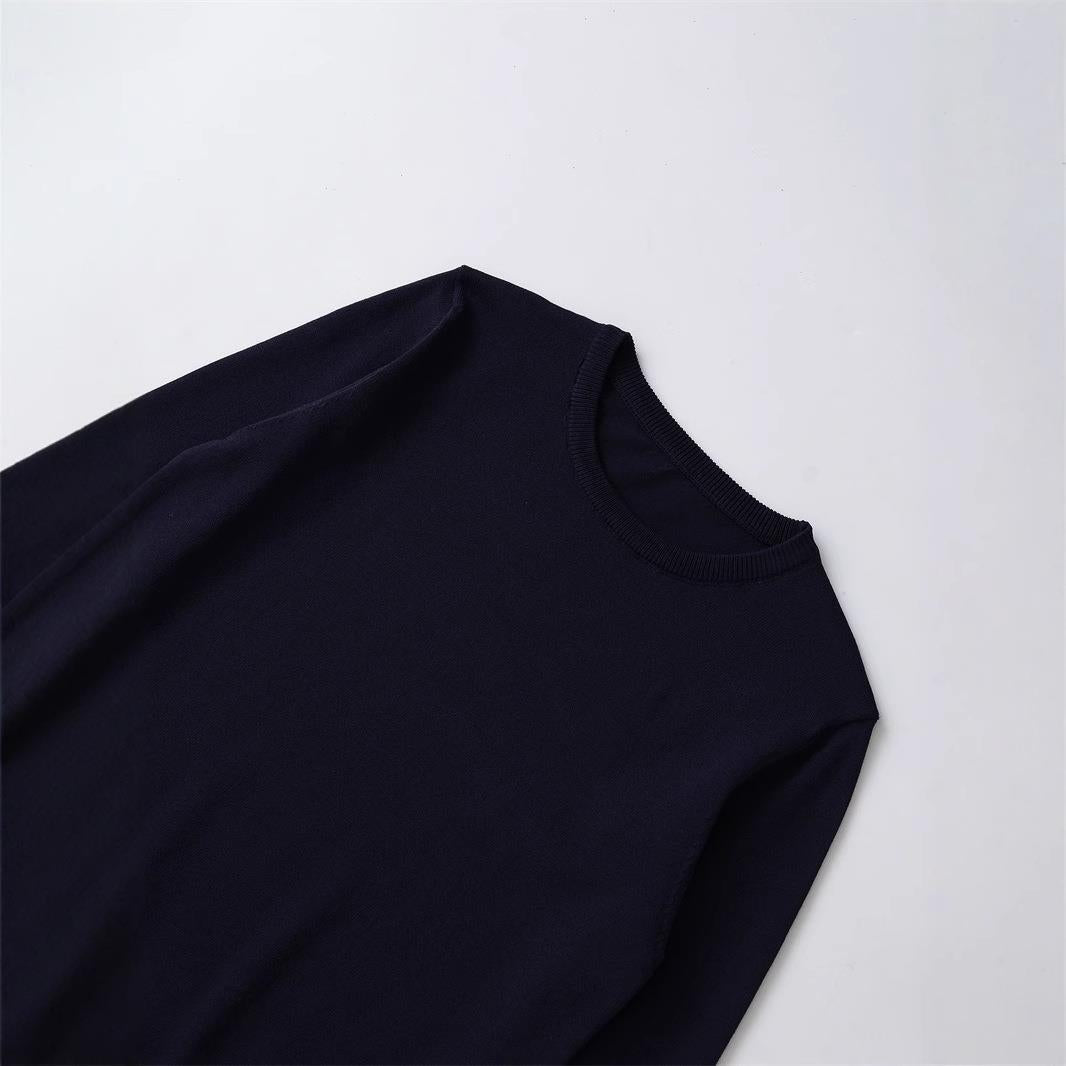 Knit sweater for women with refined belt and elegant cut Lune London