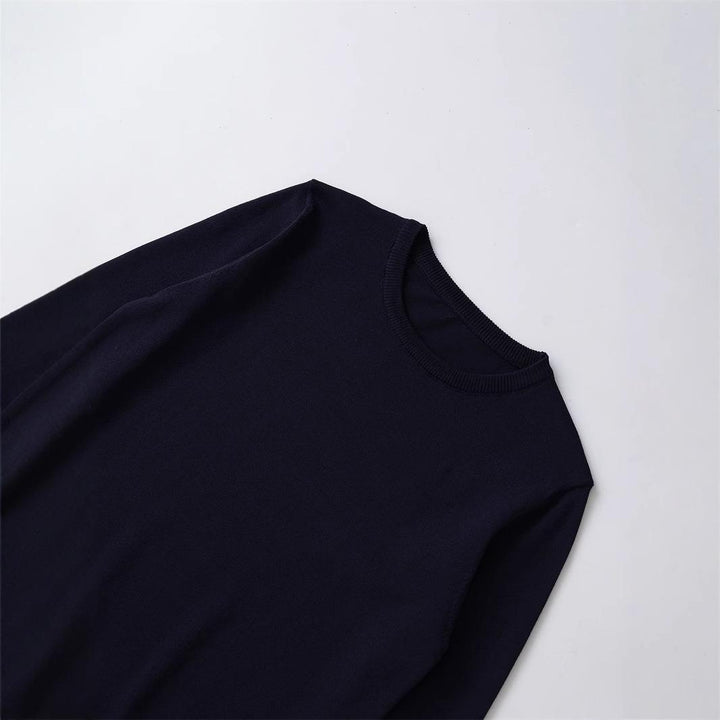 Knit sweater for women with refined belt and elegant cut Lune London
