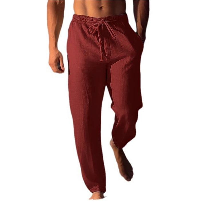 Breathable beach pants for men with adjustable belt Lune London