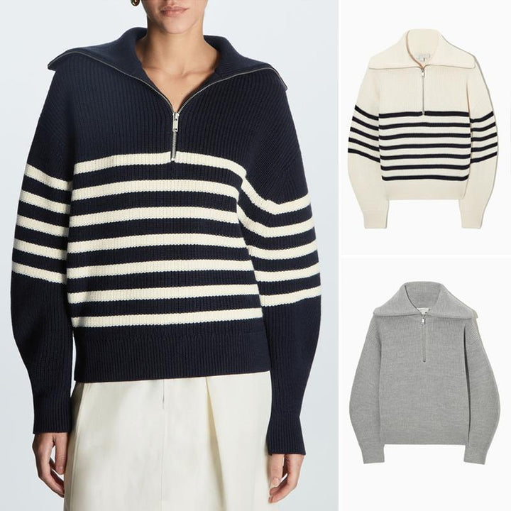 Lune London women's knitted sweater in marine style