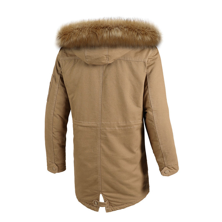 Fashionable winter jacket for men with removable hood and warm lining Lune London