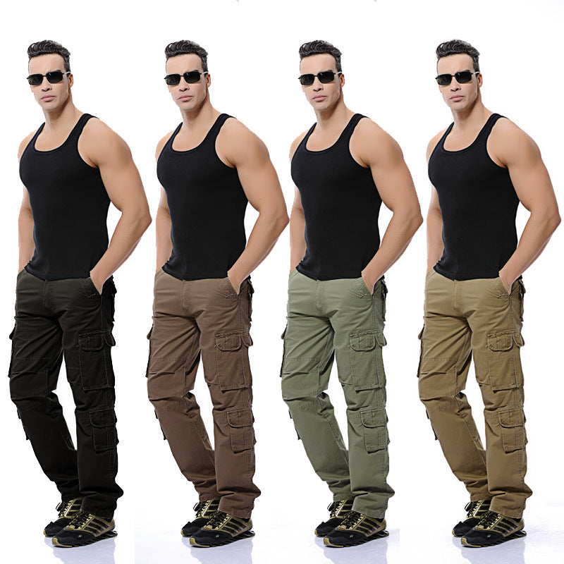 Multifunctional cargo pants for men with adjustable waist and numerous pockets Lune London