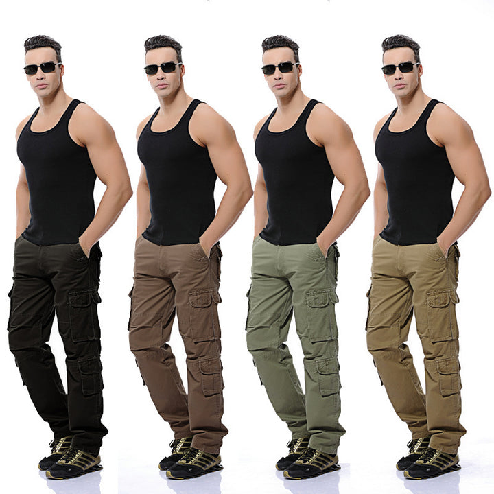 Multifunctional cargo pants for men with adjustable waist and numerous pockets Lune London