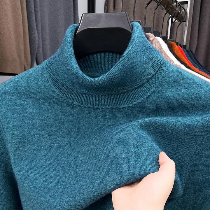 Lune London Women's Turtleneck Sweater in Fine Cotton Blend