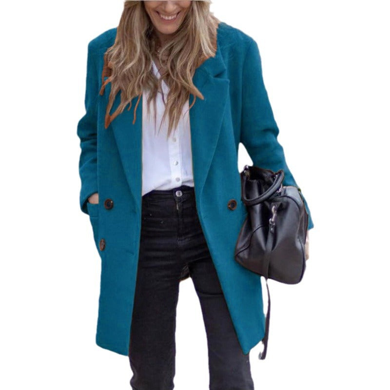 Elegant wool coat for women Lune London